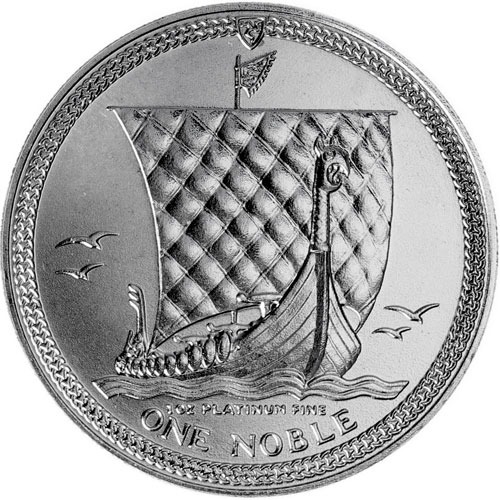 1 oz Isle of Man Platinum Noble Coin