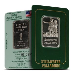 1 oz Johnson Matthey Stillwater Pall