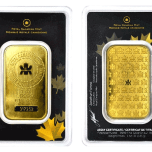 1 oz RCM Royal Canadian Mint Gold B