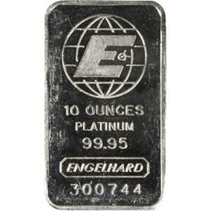 10 oz Engelhard Platinum Bar For Sal