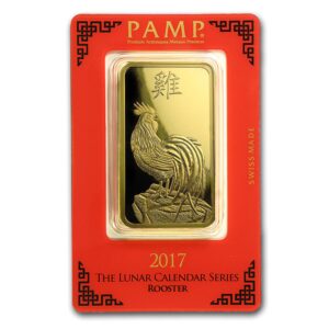 100 Gram PAMP Suisse Lunar Rooster