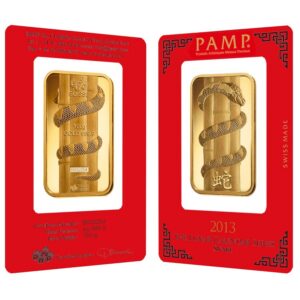 100 Gram PAMP Suisse Lunar Snake Gol