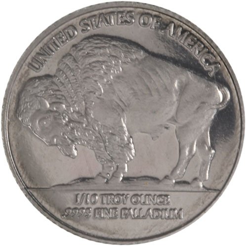 1/10 oz Palladium Round For Sale (Varied Condition, Any Mint) - Image 2
