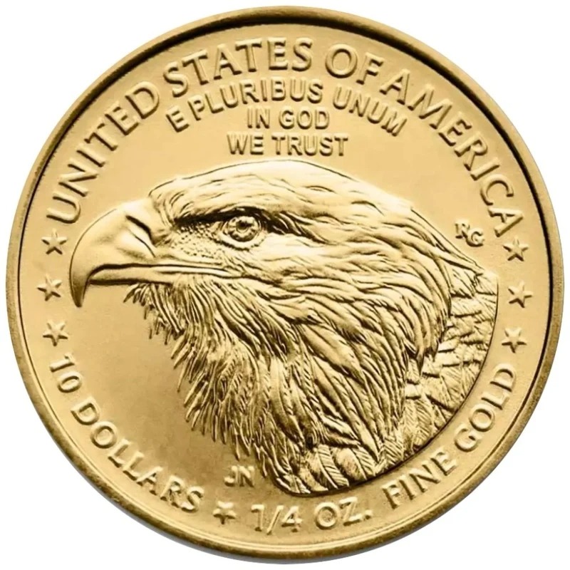 1/4 oz American Eagle Gold Coins (Random Years) - Image 3