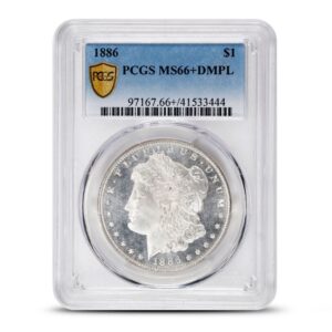 1886 Morgan Silver Dollar Coin PCGS