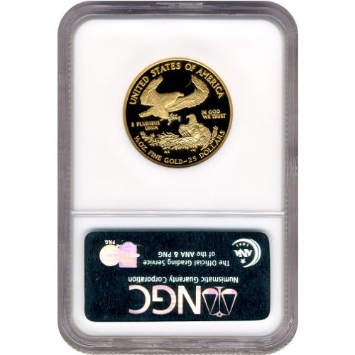1995-W 1/2 oz Proof American Gold Eagle Coin NGC PF70 UCAM - Image 2
