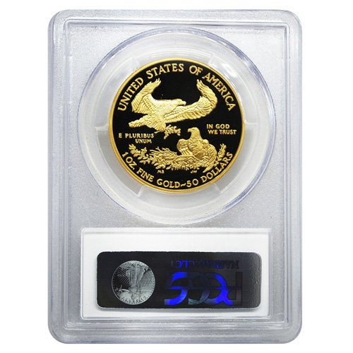 2006-W 1 oz Proof American Gold Eagle Coin PCGS PR70 DCAM 20th Anniversary - Image 2