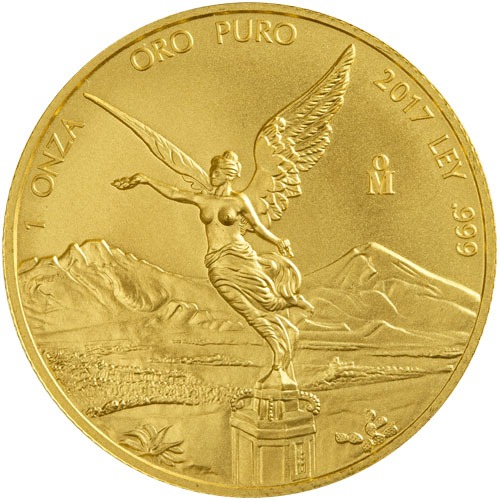 2017 1 oz Mexican Gold Libertad Coin