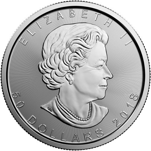 2018 1 oz Canadian Platinum Maple Leaf Coin - Image 2