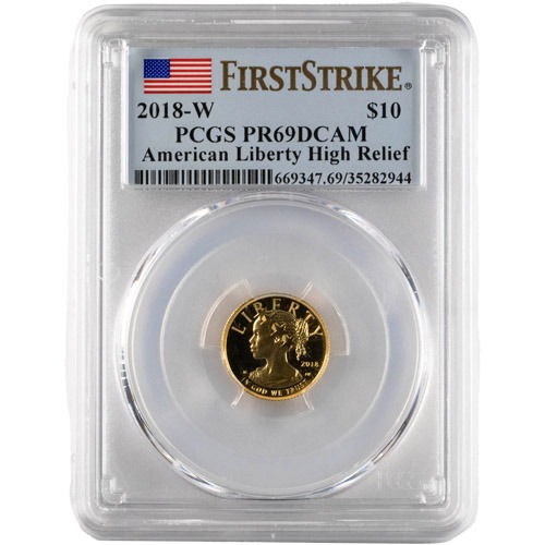 2018-W 1/10 oz Proof American Libert