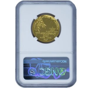 2020 1/2 oz End of WWII 75th Anniversary Gold Coin PR/PF70 (Varied Label, PCGS or NGC)