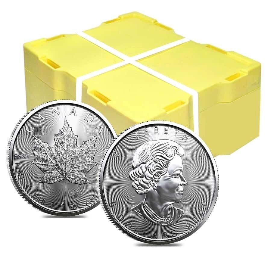 1 oz Canadian Silver Maple Leaf Mons