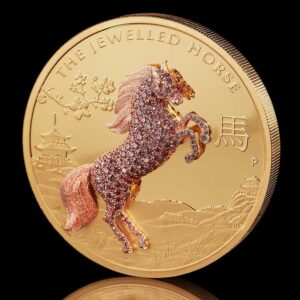 10 oz Proof Australian Gold Jewelled
