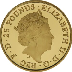 2021 Proof 1/4 oz Griffin of Edward III Gold Coin Coin Queen’s Beasts Boxed