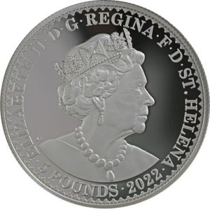 2022 1 Kilo Proof British Silver Gothic Crown Portrait Coin (Box + CoA)