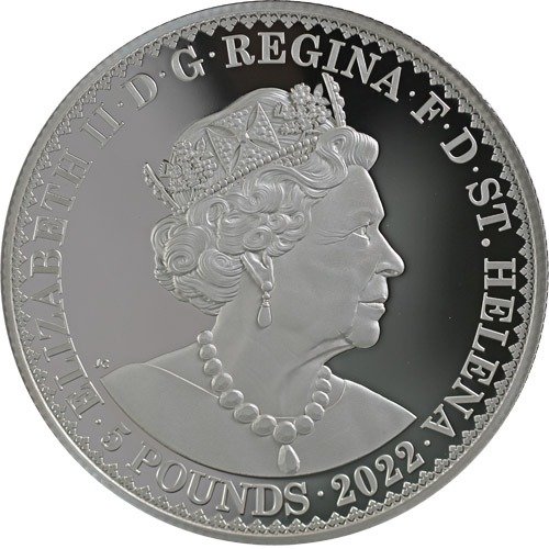 2022 1 Kilo Proof British Silver Gothic Crown Portrait Coin (Box + CoA) - Image 2