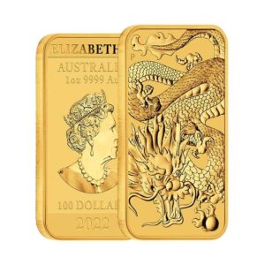1 oz Australian Rectangular Gold Dra