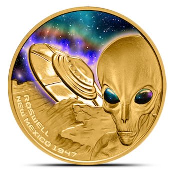 1 oz Proof Niue Gold 75th Anniversar