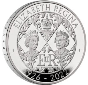 2022 Platinum Piedfort £5 Proof Crow