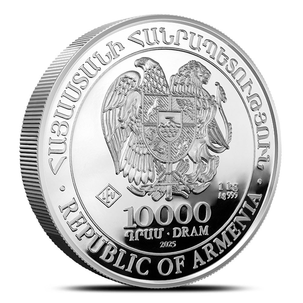 2025 1 Kilo Armenian Silver Noahs Ark Coin (BU) - Image 2