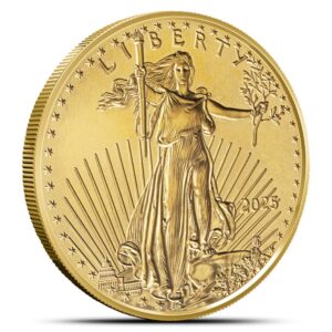 2025 1 oz American Gold Eagle Tube (20 Coins, BU)