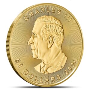 2025 1 oz Canadian Gold Maple Leaf Coin (BU)