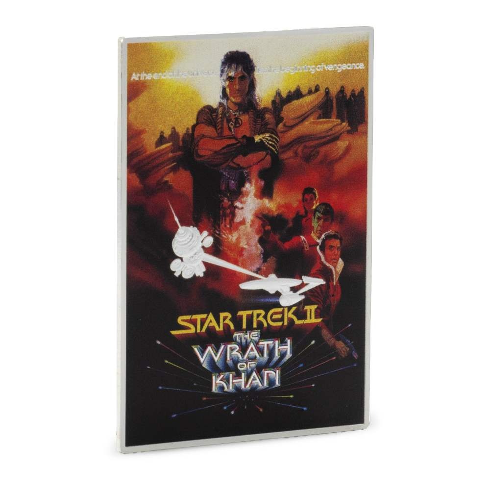 2025 1 oz Proof Colorized Niue Silver Star Trek The Wrath of Khan Coin (Box + CoA) - Image 3
