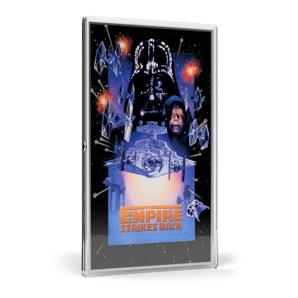 2025 1 oz Proof Colorized Niue Silver Star Wars The Empire Strikes Back Foil (Box + CoA) - Image 3
