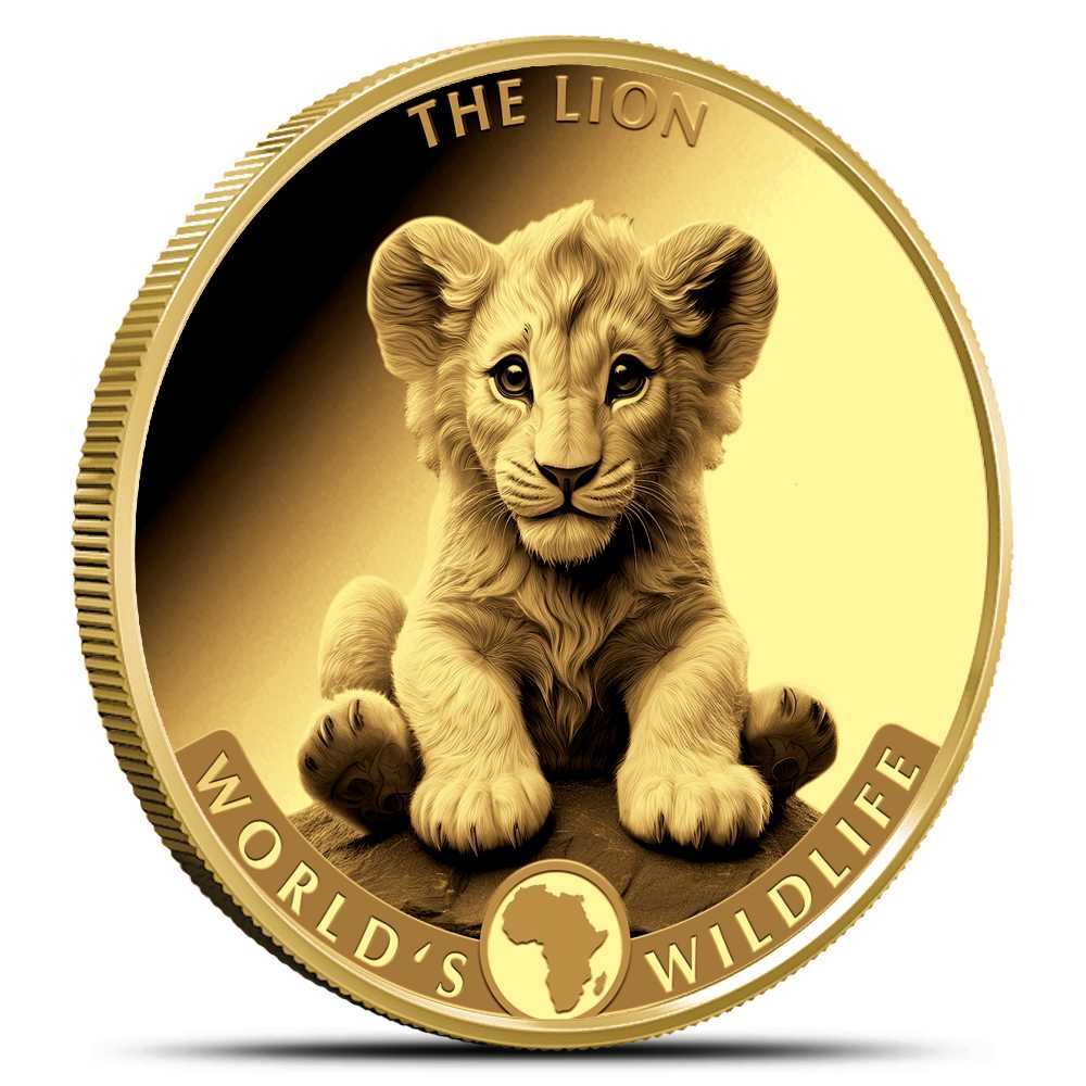 1/2 Gram Proof Congo World’s Wildlif