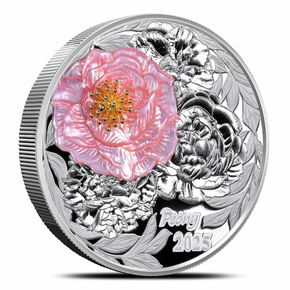 2 oz Proof Solomon Islands Silver 3D