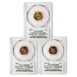 Buy 2025 3-Coin Omega-Privy Pennies Lot #199