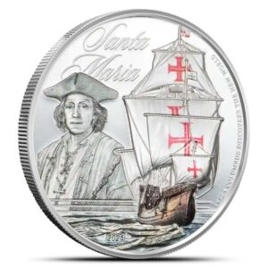 1 oz Proof Colorized Cook Islands