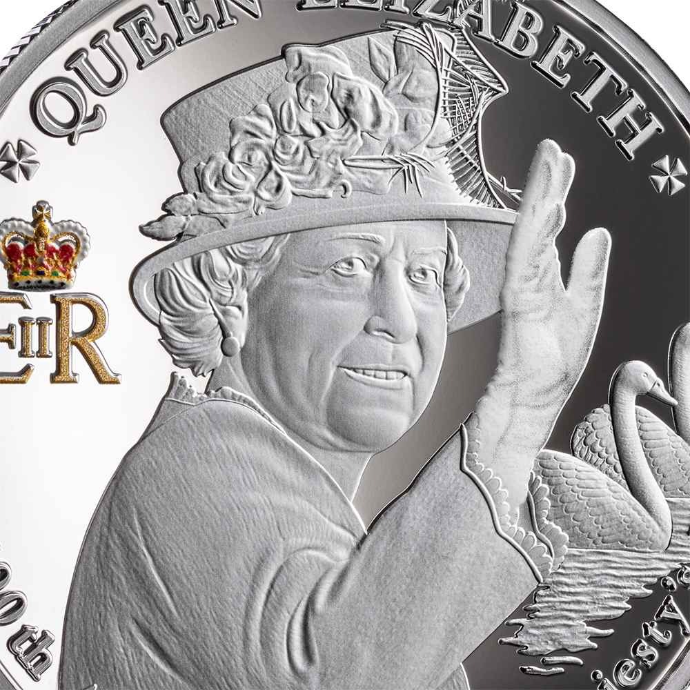 2026 1 oz Proof Niue Silver Queen Elizabeth 100th Anniversary of Her Majesty's Birth Coin (Box + CoA) - Image 3