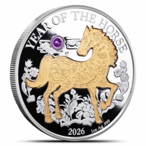 1 oz Proof Vanuatu Silver With Pearl