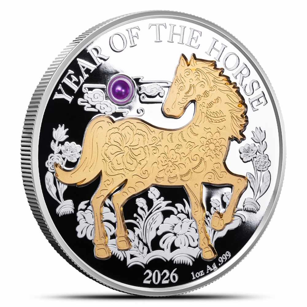 1 oz Proof Vanuatu Silver With Pearl