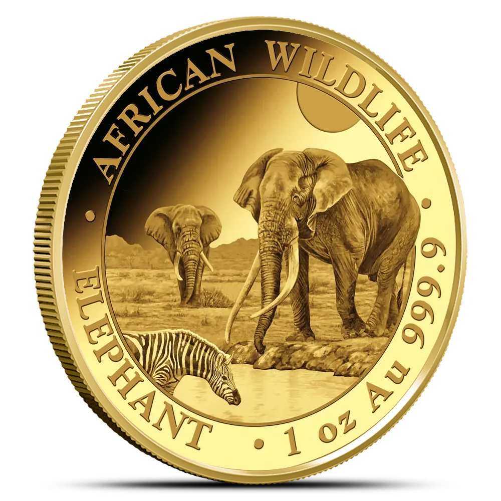 2026 1 oz Somalia Gold Elephant Coin