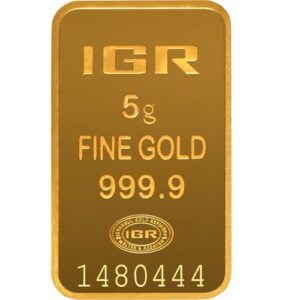 5 Gram Istanbul Gold Refinery Gold Bar (New w/ Assay)