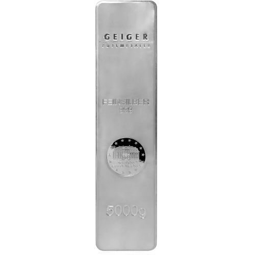 5000 Gram Geiger Security Line Silver Bar - Image 2