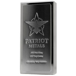 100 oz Patriot Metals Stacker Silver