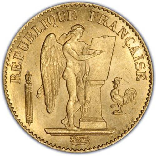 Buy 20 Francs Lucky Angel Gold Coin