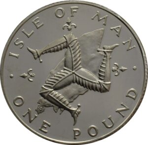 Isle Of Man One Pound Proof Platinum