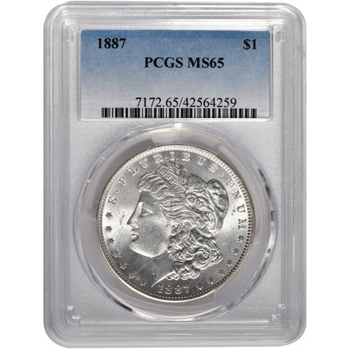 Morgan Silver Dollar 5-Coin Set PCGS MS65 (1878-1904) - Image 4