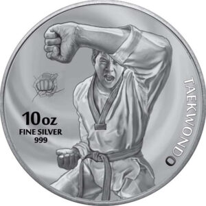 2022 10 oz Antique South Korean Silv