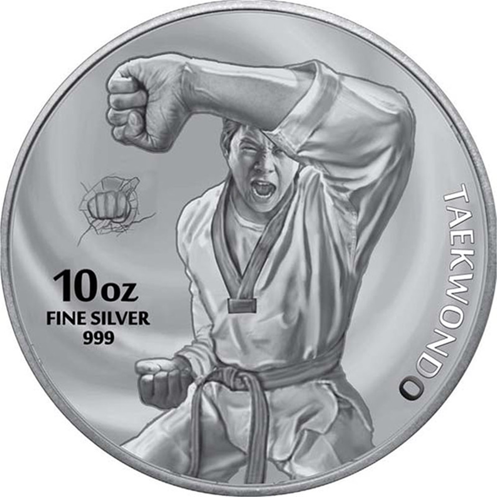 2022 10 oz Antique South Korean Silv