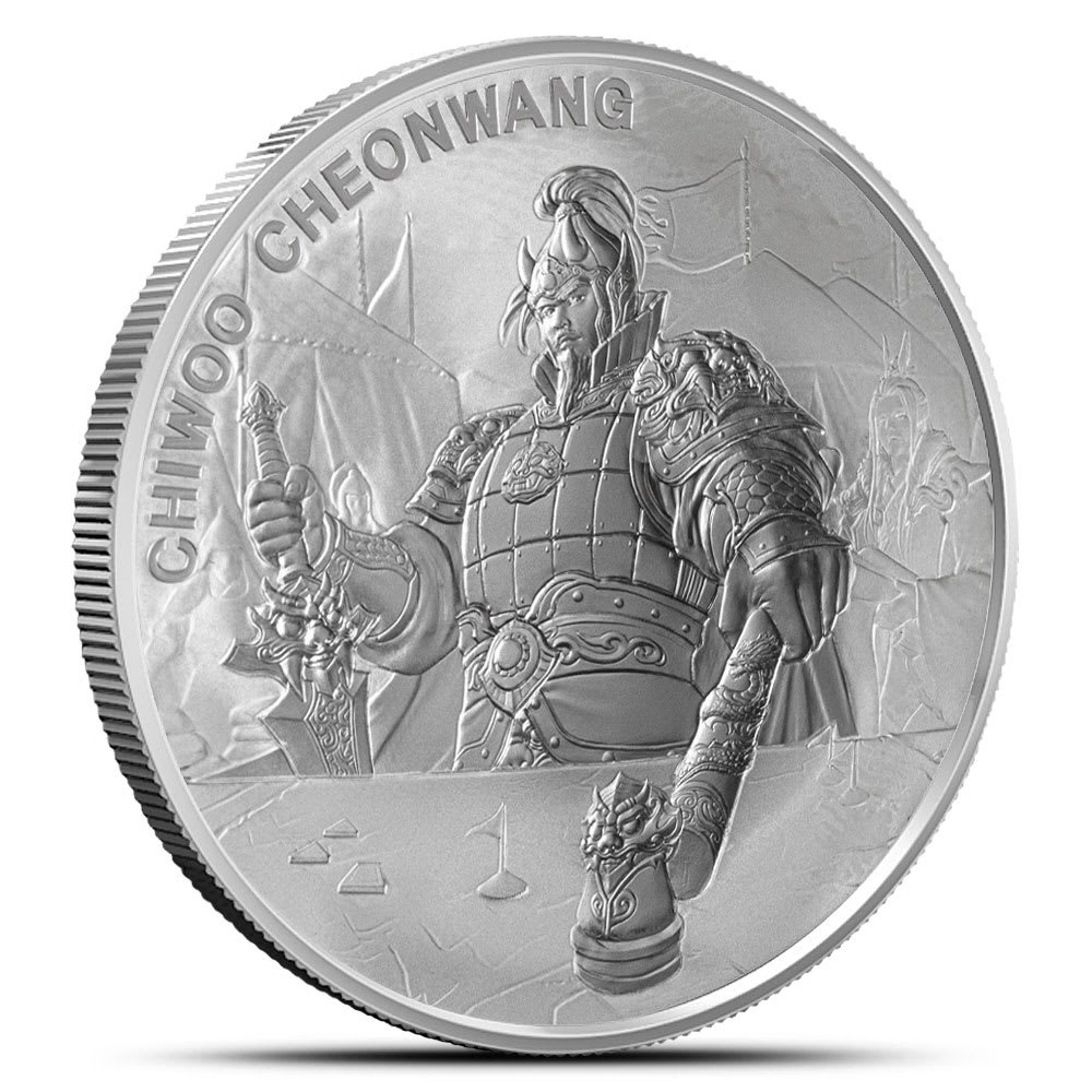 2023 1 oz South Korean Silver Chiwoo Cheonwang (BU) - Image 2