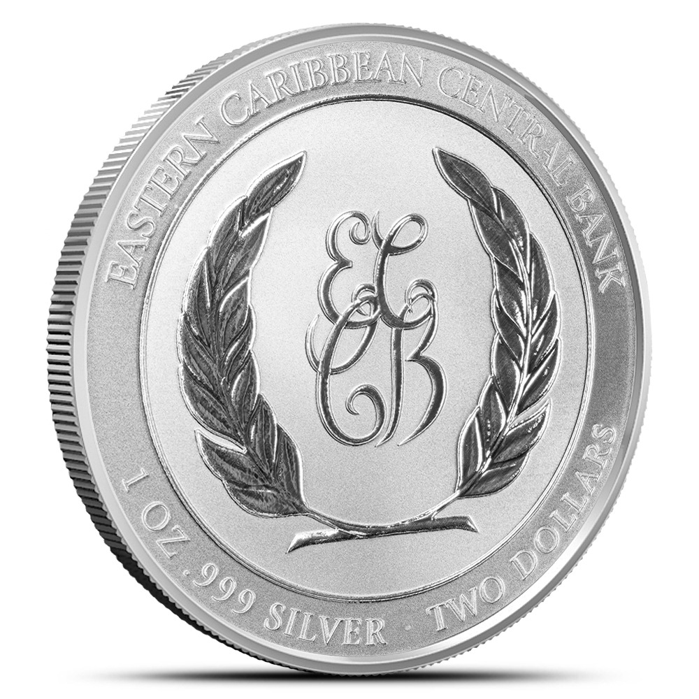 2024 1 oz Colorized EC8 Silver Antigua & Barbuda Rum Runner and Kraken Coin - Image 2