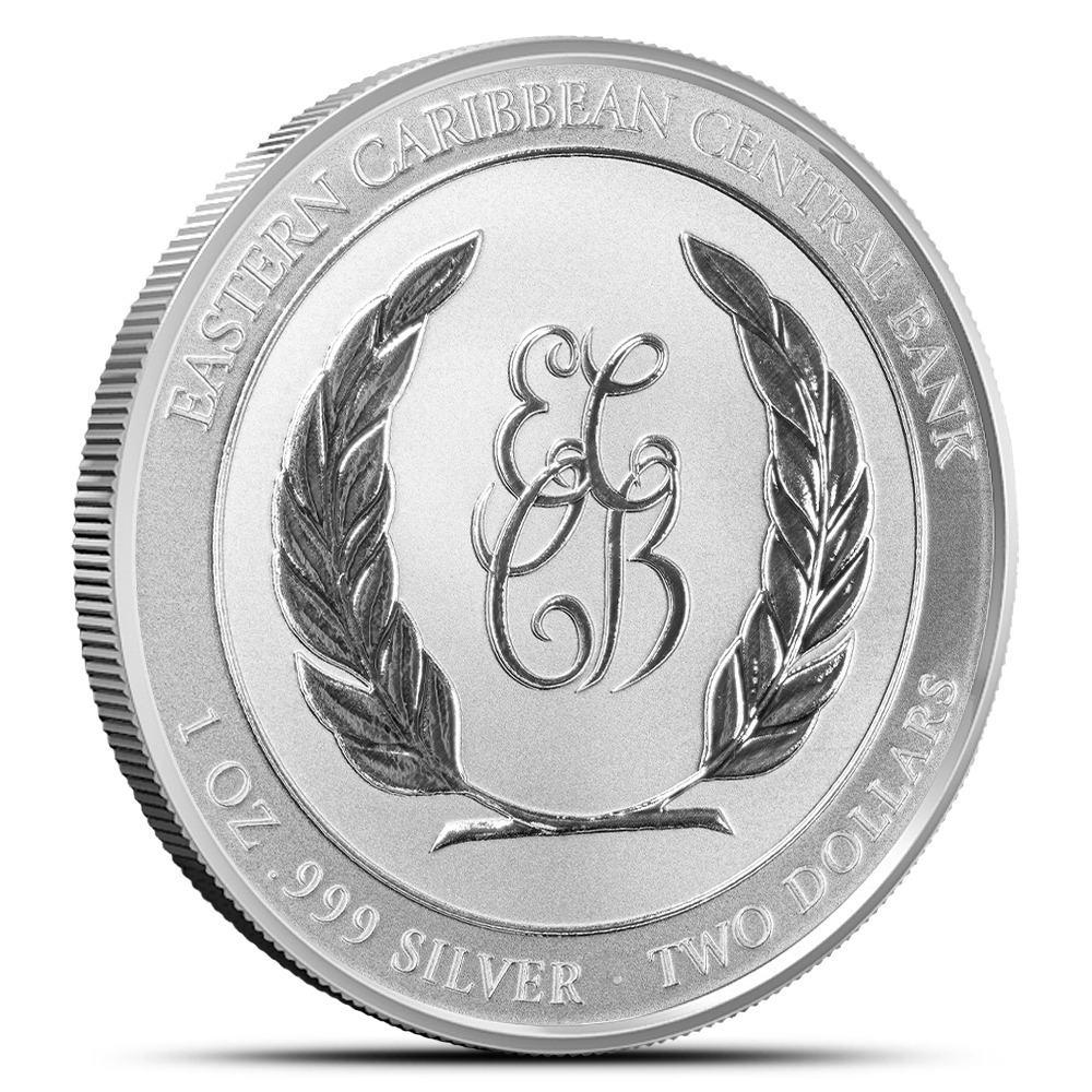 2024 1 oz EC8 Silver Antigua & Barbuda Rum Runner and Kraken Coin (BU) - Image 2