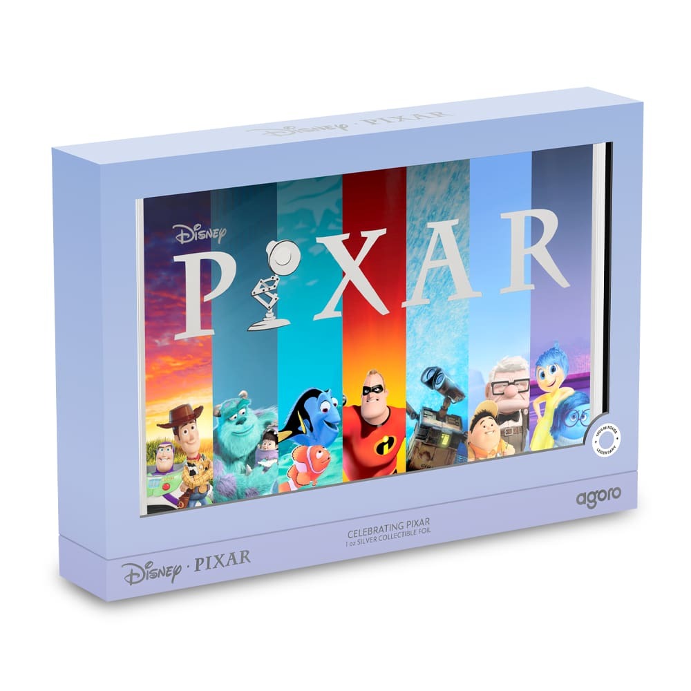 2026 1 oz Proof Colorized Niue Silver Pixar 40th Anniversary Foil (Box + CoA) - Image 4