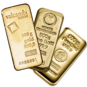 500 Gram Gold Bars